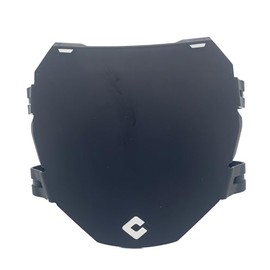 Front Number Plate Downhill E Bike/Montain Bike Front Fork Number Plate (Black, Blue, Red, Gray) Pick Your Color (Matte Black)