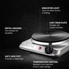 OVENTE Electric Countertop Single Burner, 1000W Cooktop with 7.25 Inch