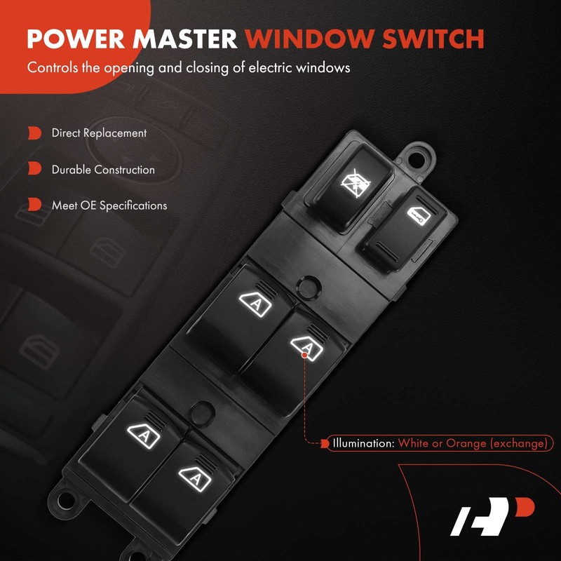 A-Premium Master Power Window Switch Compatible with Infiniti M35, M45,