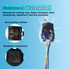 80AMP 5-Pin SPDT Waterproof Relay with Socket Harness Kit, 12