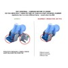5220JA2009D CKDA2009DX compatible with Kenmore, LG Refrigerator Water Inlet Valve