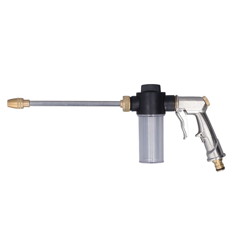 High Pressure Water Gun Garden Hose Wand Nozzle Sprayer Foam