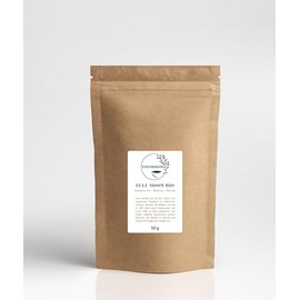 Full Moon Organic Black Tea, Moonlight Tea Organic, Picked Full Moon Nights, Loose Organic Black Tea, Resealable Pack, 50g