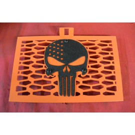 Polaris Custom Black and White Punisher Polaris Scrambler Grill 850 1000 XP HO 2013-2024