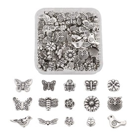 PandaHall Alloy Spacer Beads for DIY Jewelry Making, Small, Metal