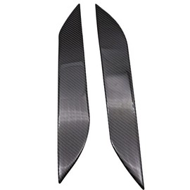 FZJDSD 2 Pcs Carbon Fiber Headlight Eyebrow Eyelid Trim Compatible with Nissan 350 350Z 2003-2009