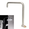 Shower Head Extension with Flange S Shape Shower Arm Wall