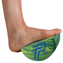 Pro-Tec Calf Stretcher, Blue, Green, Fitness, Balance Memory Foam, Recovery Training, Textured Surface, Toning, Calf Flexibility, Achilles Tendon stretch, Plantar Fascia stretch, Men & Women