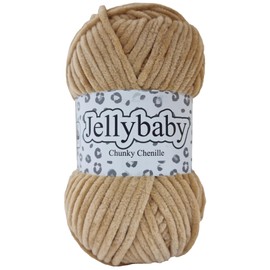 Cygnet JELLYBABY Chenille Supersoft Chunky Knitting Crochet/Yarn - 100g Ball (Teddy - 013)
