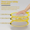 2 Pack Electric Fly Swatter, Handheld Bug Zapper Racket for