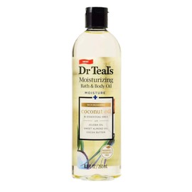 Dr Teal's Dr. Teals Coconut Bath & Body Oil Gift Set (2 Pack, 8.8oz Ea.) - Nourishing Coconut Essential Oils Blended with Sweet Almond Oil & Cocoa Butter - Paraben & Phthalate Free - at Home Spa Kit