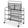 Whitmor 4-Tier Metal & Mesh Shoe Rack, Gunmetal