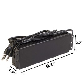 24V 96W Power Supply, UL Listed 4A Waterproof LED Driver Heavy Duty Transformer IP67 110v to DC for LED Light Module, Sign and applcations (96)
