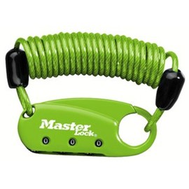 Master Lock Resettable Combination Luggage Lock with Leash Cable (Pack of 4)