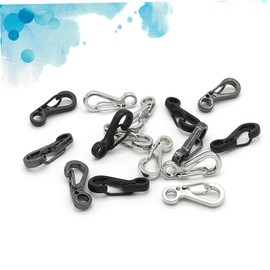 STOBAZA 15PCS Mini Carabiner Clips Keychain Lock Hook for Backpack Camping and Outdoor Activities Random Colors for Attaching Gear Like Flashlights Whistles and More Random Color