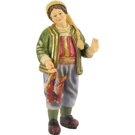 FADEDA Repelling Host/Height: 10 cm/Hand-Painted/Detailed Nativity Scene Figures - Christmas Table Decoration Nativity Accessories