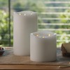 Luminara Tri-Flame Grand Flameless Candle 5.8" x 5.7" Moving Flame