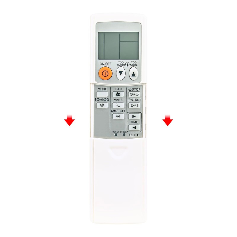 ECONTROLLY KM15E Replace Remote Control Compatible with Mitsubishi Air Conditioner