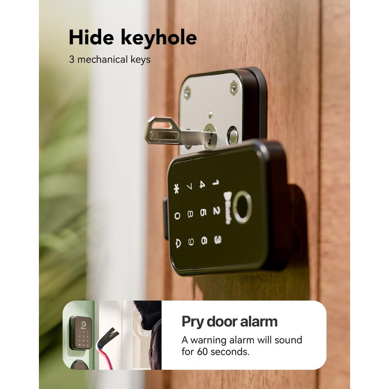 Smart Lock Fingerprint Door Lock, Smart Door Lock for Home