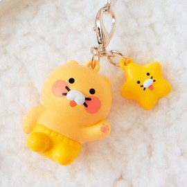 Kakao Friends Mini Charm Figure Keyring Star_Chunsik