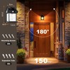 XIJUAN Solar Wall Lights Outdoor, Dusk to Dawn Motion Sensor