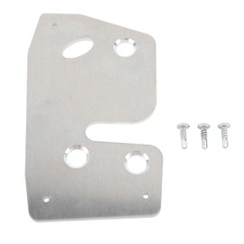 Door Latch Repair Reinforcement Plate 926‑264 Front Left Driver Side Aluminum for 1500 2500 3500 BR 1994 to 2001