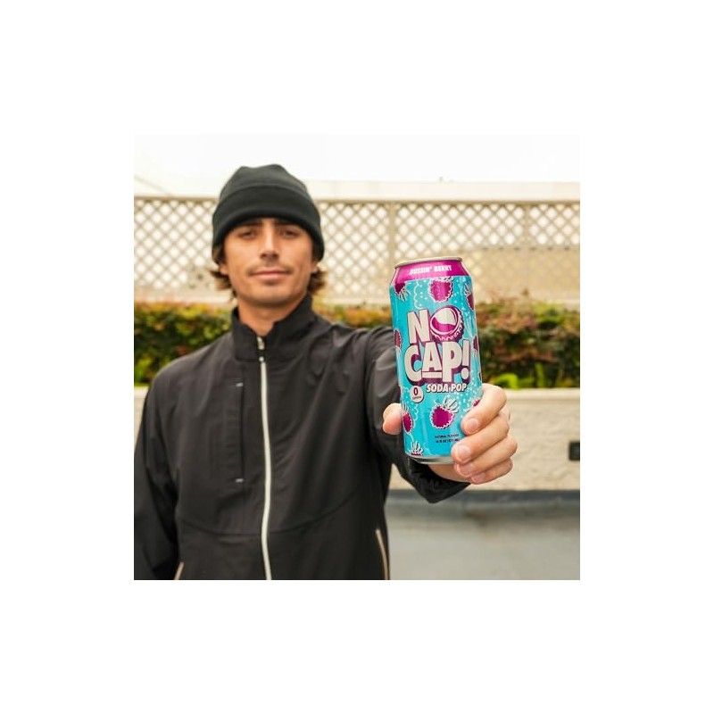 NO CAP! Next Gen Soda Pop with Electrolytes for Hydration,