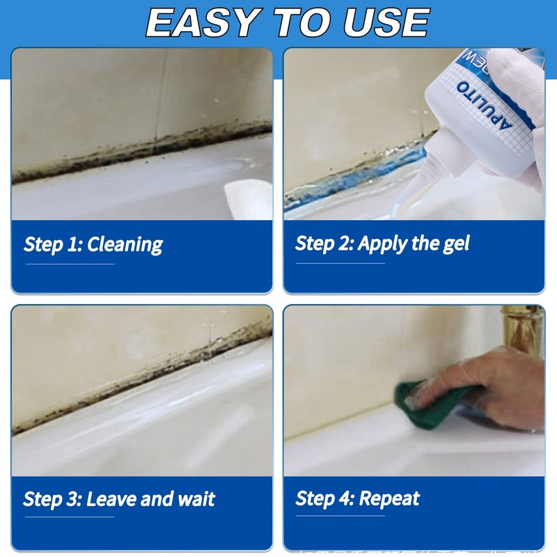 APULITO Household Stain Cleaner Household Cleaning Gel for Shower Bathroom