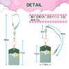 fortulux Pass Case with Reel for Women, Children, Cute, Cat,