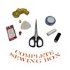 JYC CREATIVE Complete Sewing Box, Basic Sewing Kit, Sewing Box,