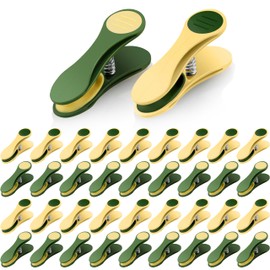 Fabsome Clothes Pegs for Washing Line, Pack of 40 Strong Grip Non Slip Washing Pegs, Soft Grip Long Lasting Plastic Laundry Pegs with Rubber Pad (Bright Colour, 40 Pcs)