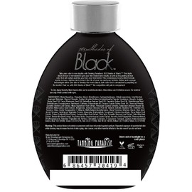 TANNING PARADISE Tanning Paradise 365 Shades of Black, Triple Black Bronzing | Skin Detoxifiers, Toning & Firming Tanning Lotion 13.5oz