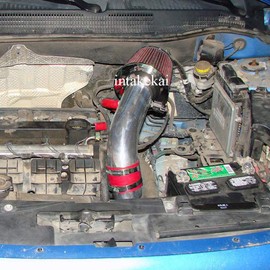INTAKEKAI Performance Air Intake (Compatible with 2007-2010 DODGE CALIBER 1.8 1.8L 2.0 2.0L 2.4 2.4L / 2007-2010 JEEP COMPASS PATRIOT 2.0 2.0L 2.4 2.4L MODELS) (RED)