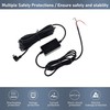 Digipartspower 12v to 5v Hard Wire Adapter Cable Mini USB