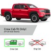 Voron Glass in-Channel Extra Durable Rain Guards for Nissan Frontier