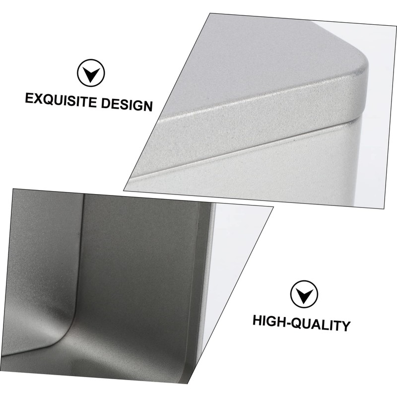 GLEAVI Rectangular Tinplate Storage Box Mini Portable Tea Leaf Container