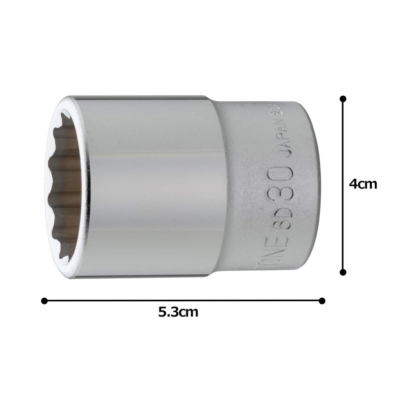 Tone Socket (12 Angles) 6D-30 Insertion Angle 0.7 inch (19.0