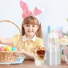 FYSUIMU 60Pcs Easter Plastic Cups with Lids and Straws Colorful