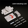 Jerliflyer Bathroom Toilet Lock, Toilet Door Lock Stainless Steel Bathroom