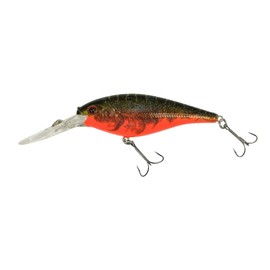 Berkley Flicker Shad Fishing Lure, Red Tiger, 1/2 oz, 3 1/2in | 9cm Crankbaits, Size, Profile and Dive Depth Imitates Real Shad, Equipped with Fusion19 Hook