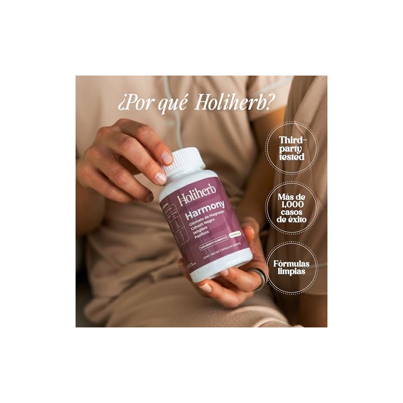 Harmony Holiherb | Suplemento a Base de Cohosh Negro, Jengibre
