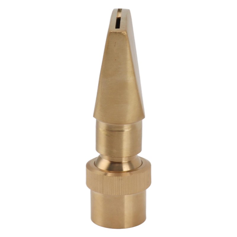 Fan Shaped Fountain Nozzle Copper Adjustable Uniform Water Spray Fan