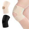 Seamless Knee Band Protector for Yoga, Health, Pilates Running Black 1P/S 3ea