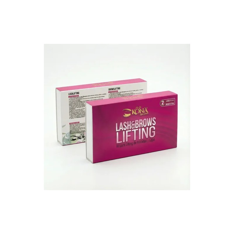 Kit Lash Brow Lifting Pestañas Planchado Ceja Kona Lashes