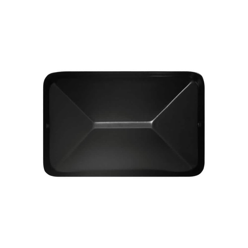 4 x 6 in. Black Stainless Steel Pyramid Post Cap