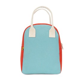 Fluf Zipper Lunch Bag (Various Designs), Solid Black