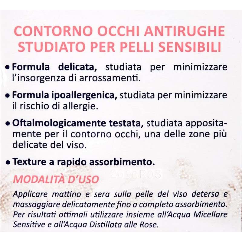 Acqua alle Rose, Anti-Wrinkle Eyes Anti-Ageing Cream and Anti-Eye -
