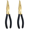 WEDO 2-Piece Brass Pliers Set - 8" Bent & 45-Degree