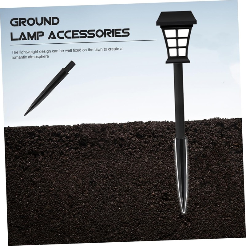 Mipcase Solar Light Ground Stakes Replacement Durable Outdoor Stakes for