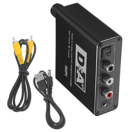 LABRIMP Digital Optical to Analog Audio Converter for Tv Speakers Portable Dac Audio for Connecting Digital Devices to Analog Equipment Sound Output for